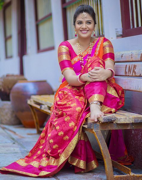 Types of Sarees to Pick for Loud Wedding Functions - ootdiva