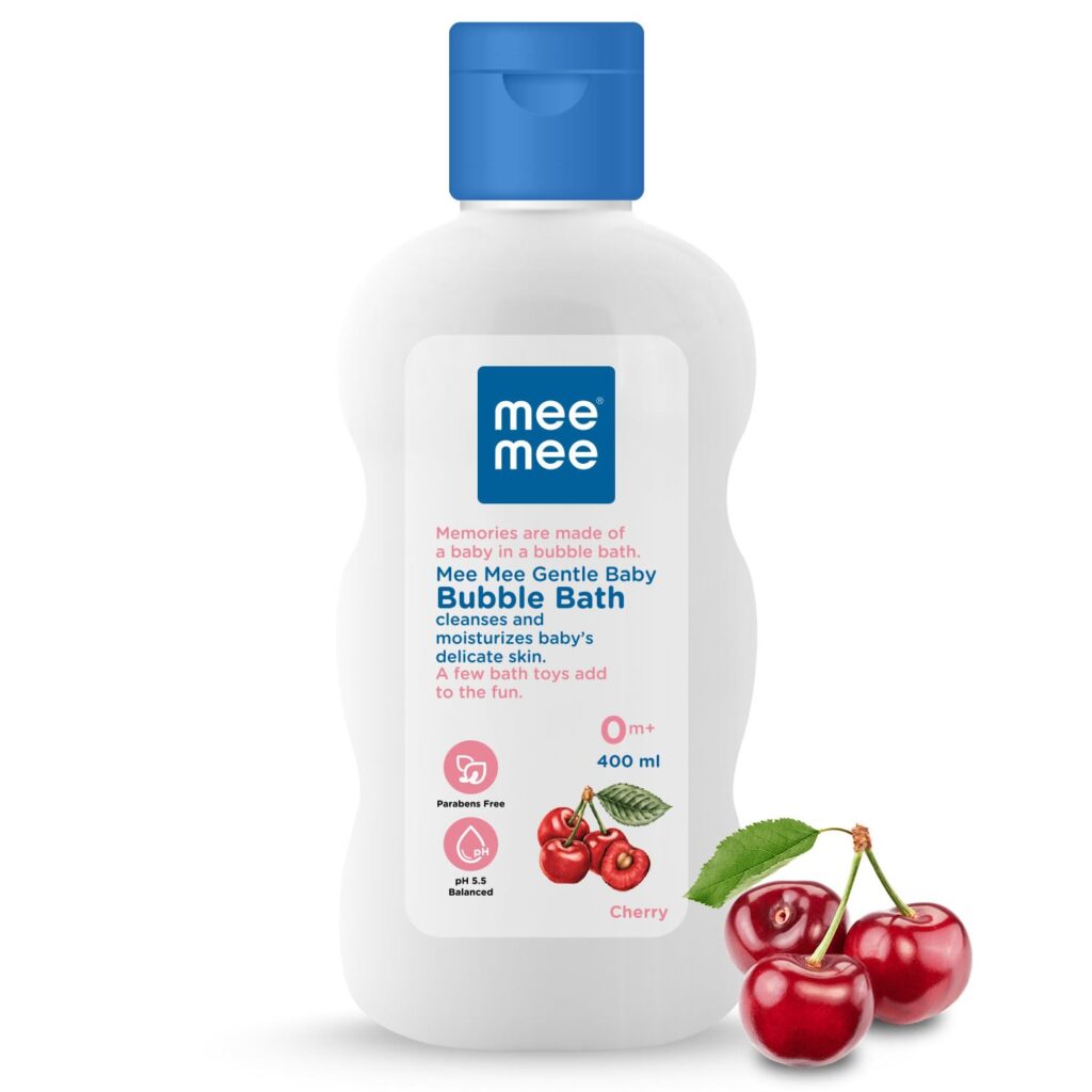 Mee Mee Gentle Bubble Bath with Cherry Extracts